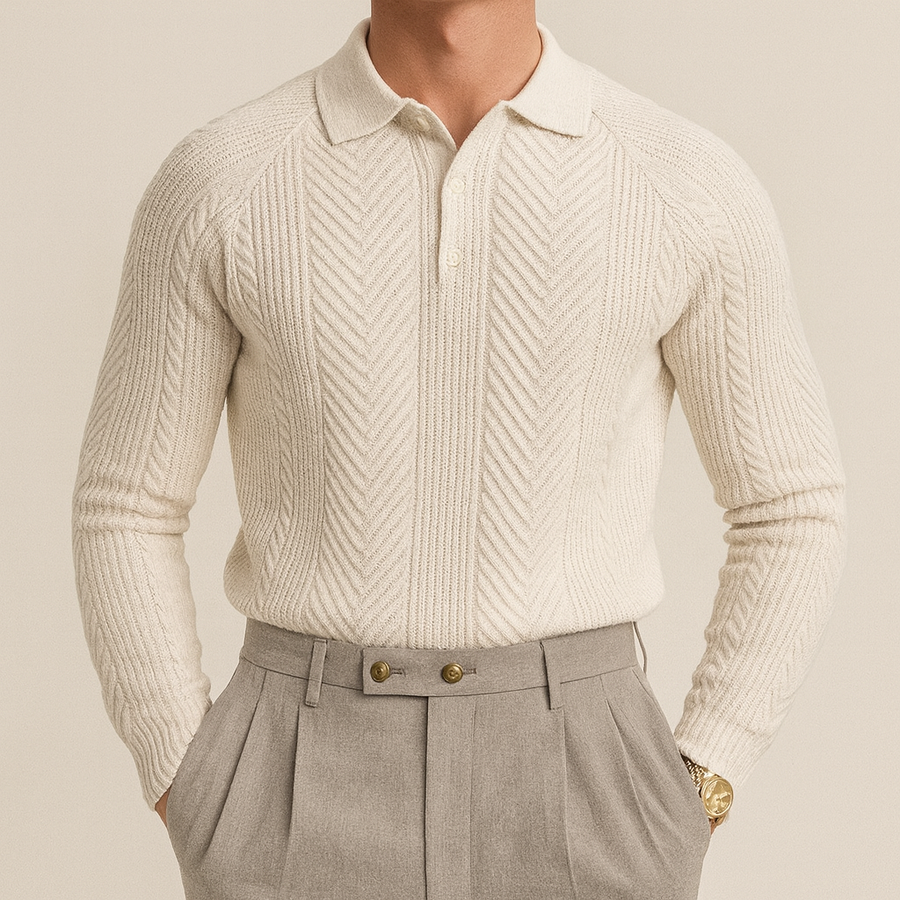 Adam - Heritage Polo Knit