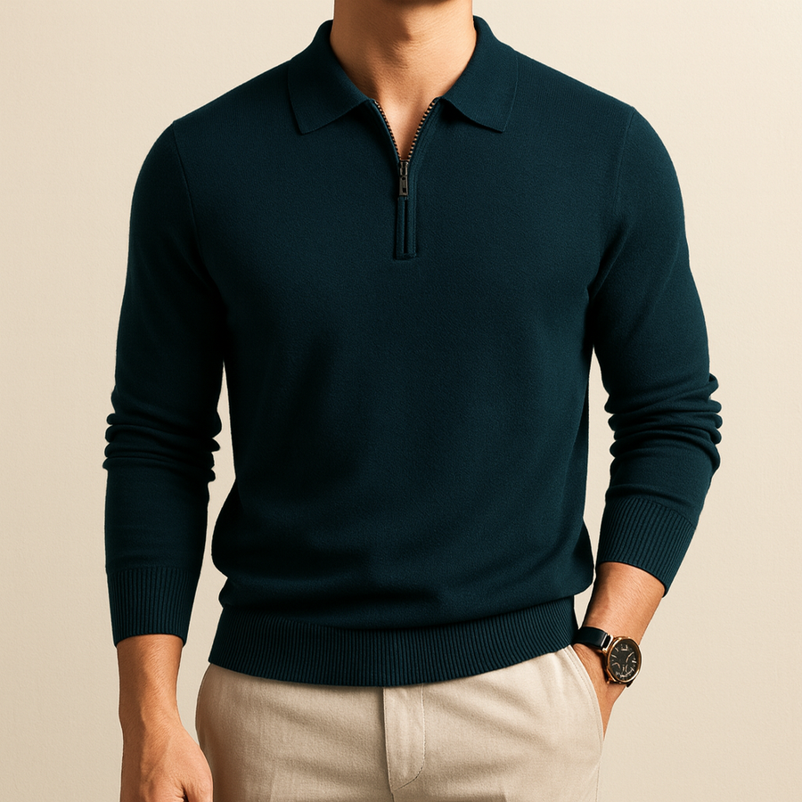Dominic - Essential Zip Sweater