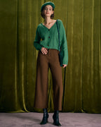 The Coffee Button Slant Pocket Straight Pants
