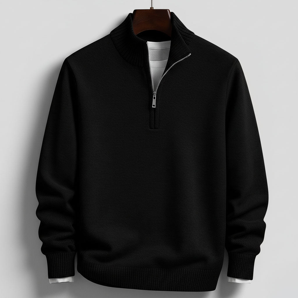 Joshua - Classic Half-Zip Sweater