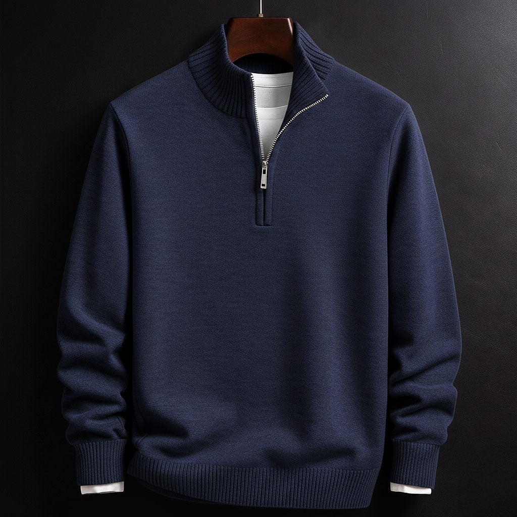 Joshua - Classic Half-Zip Sweater