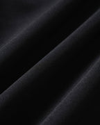 Black Natural Waisted Straight Pants