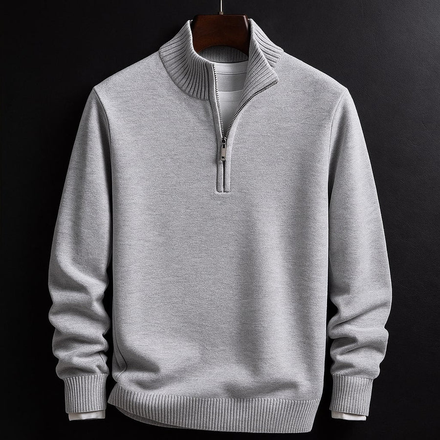 Joshua - Classic Half-Zip Sweater