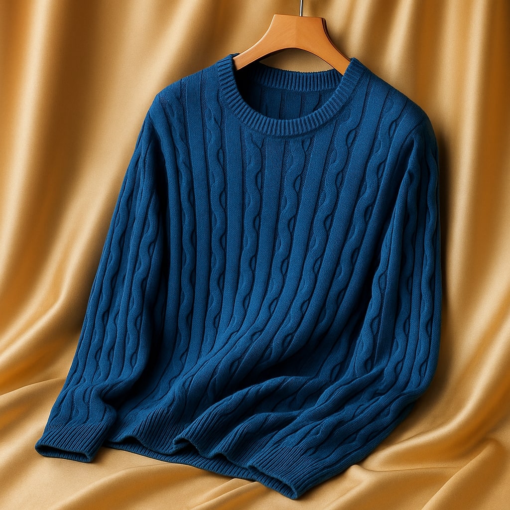 Jerry - Heritage Textured Crewneck Sweater