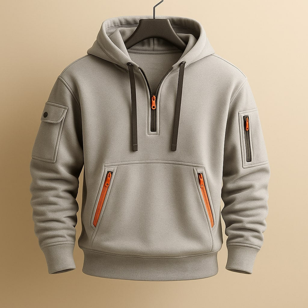 Phillip - Classic Quarter-Zip Hoodie