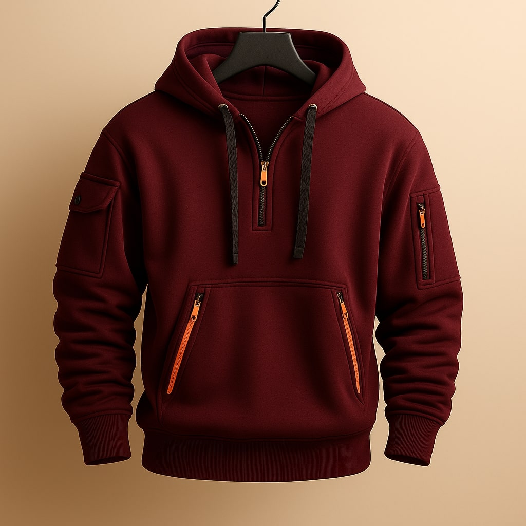 Phillip - Classic Quarter-Zip Hoodie