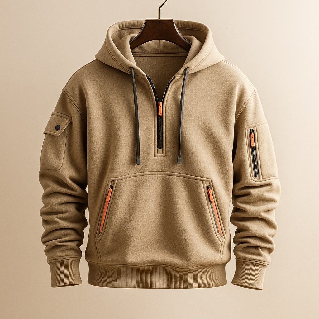 Phillip - Classic Quarter-Zip Hoodie