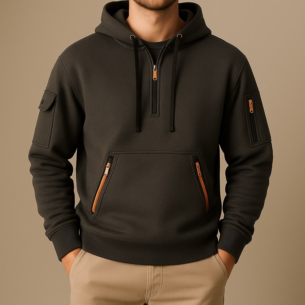 Phillip - Classic Quarter-Zip Hoodie