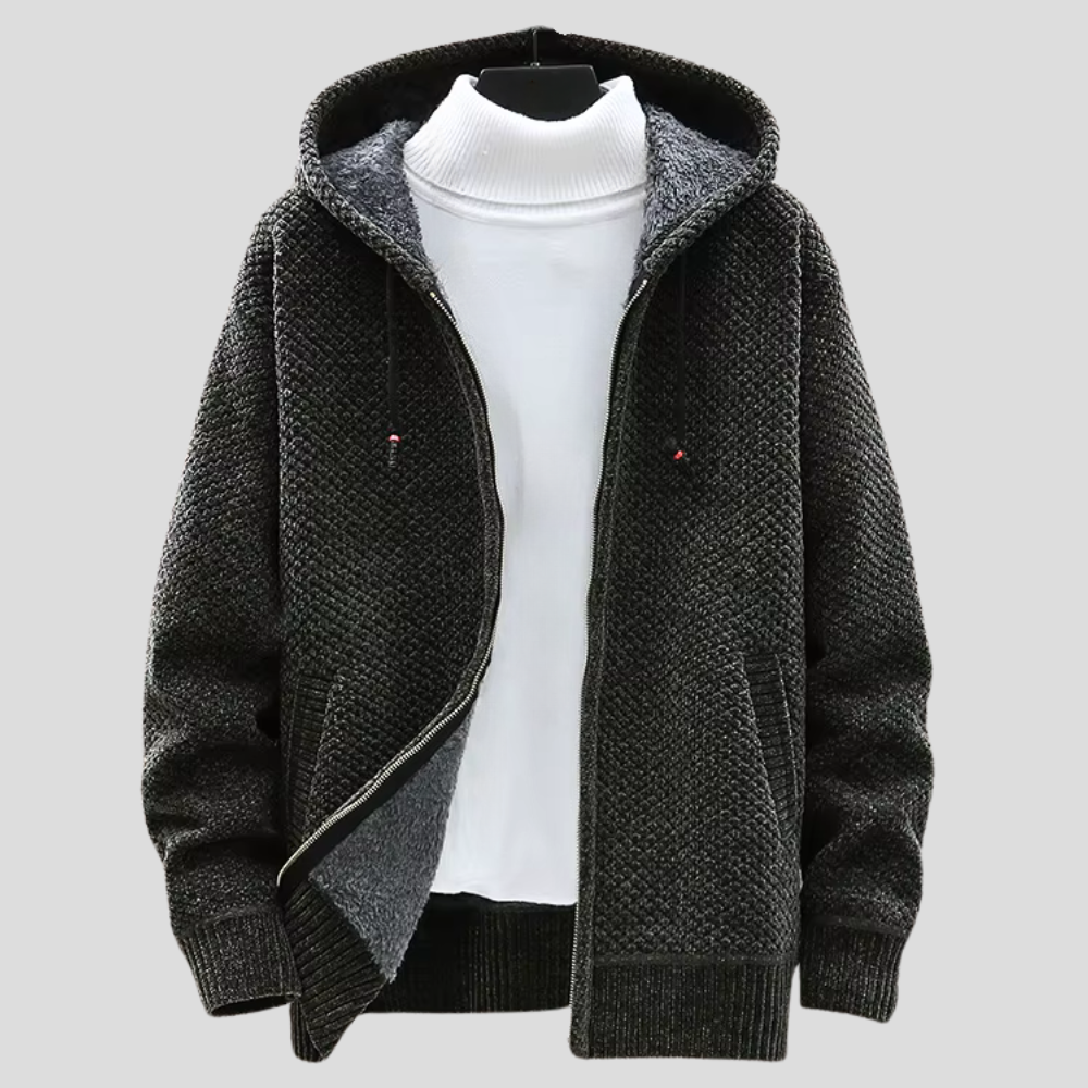 Troy - Modern Comfort Knit Zip Hoodie
