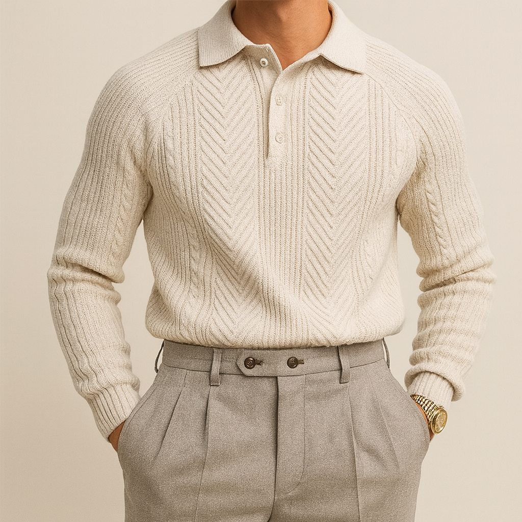 Adam - Heritage Polo Knit