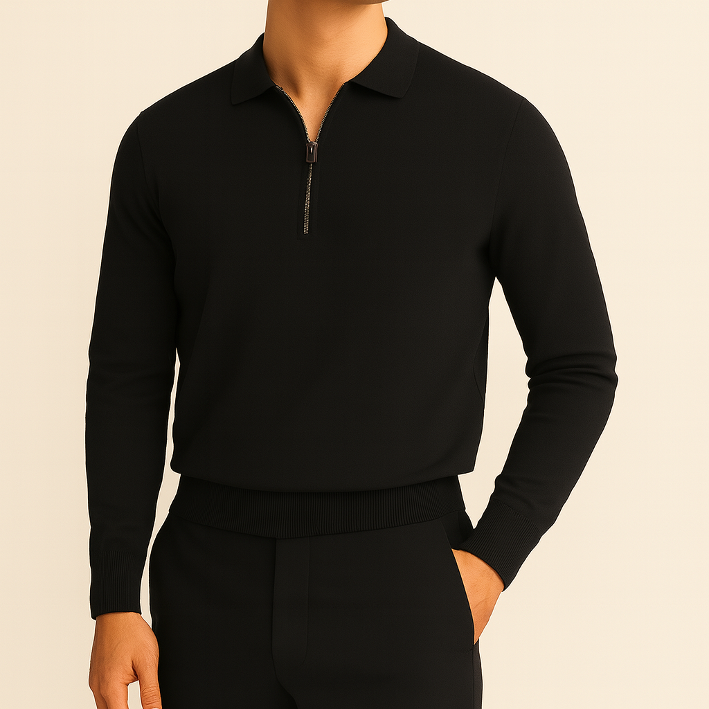 Dominic - Essential Zip Sweater