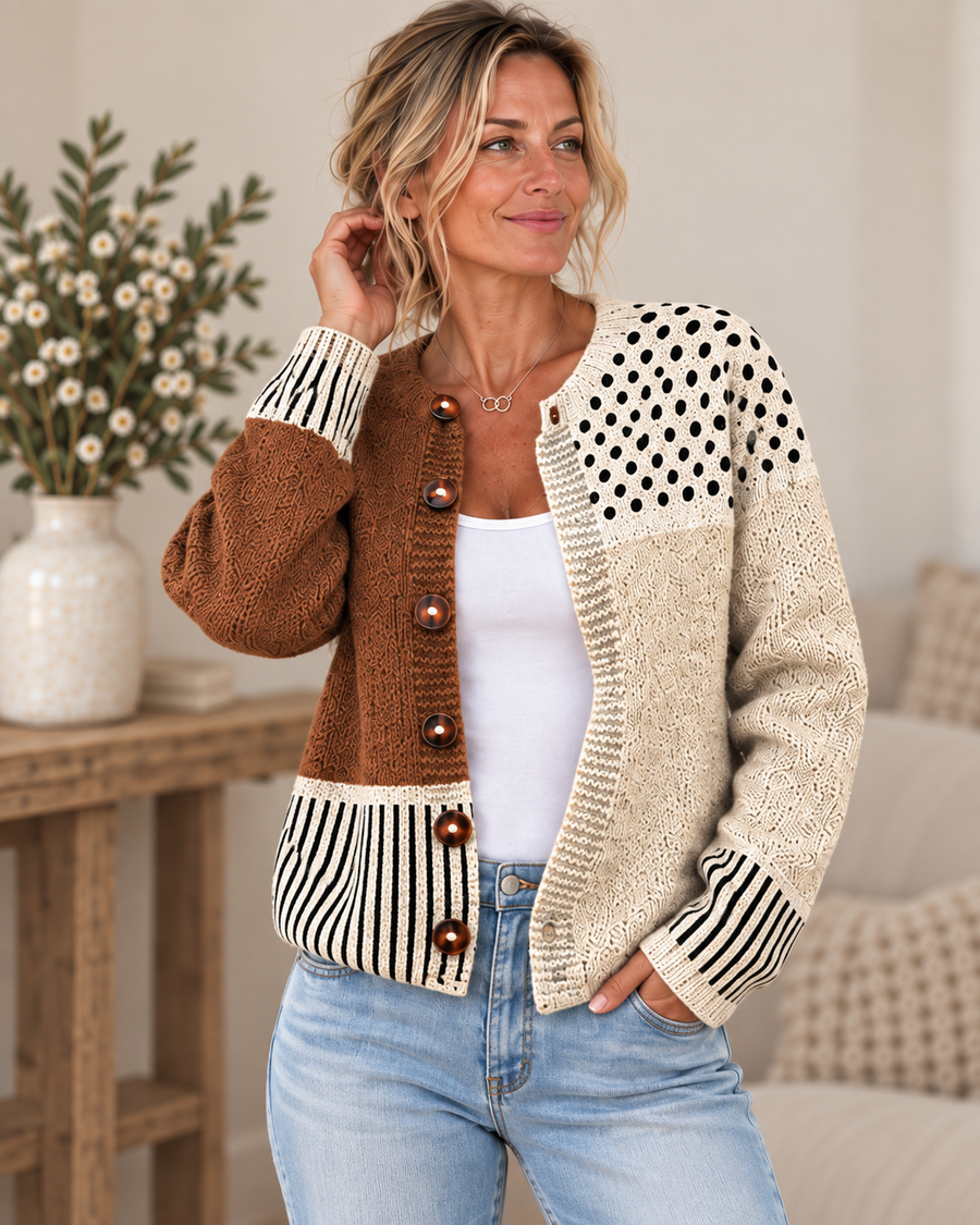 Eloise™ | Vintage Knit Cardigan Sweater