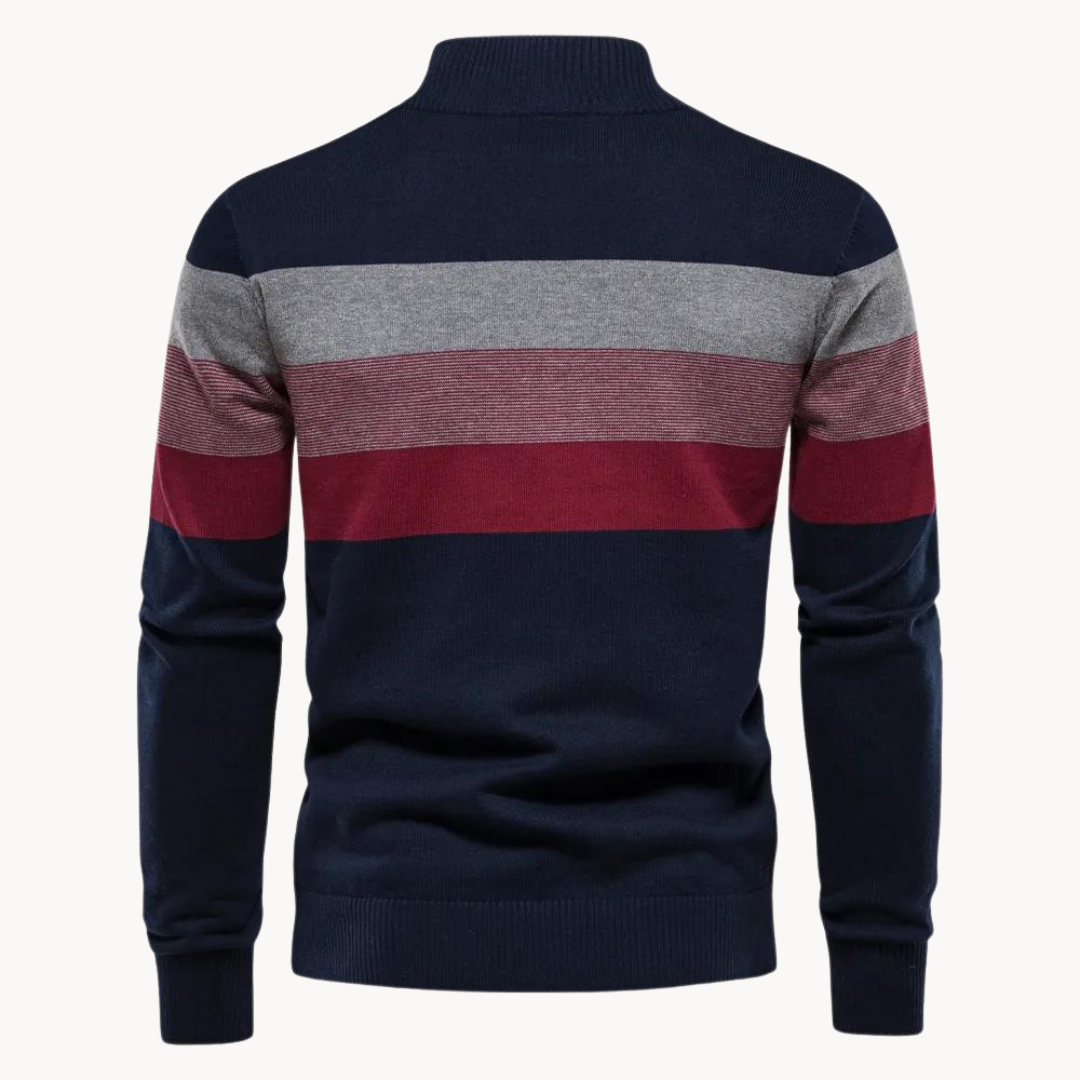 Callen - Stretch Knit Quarter-Zip Sweater