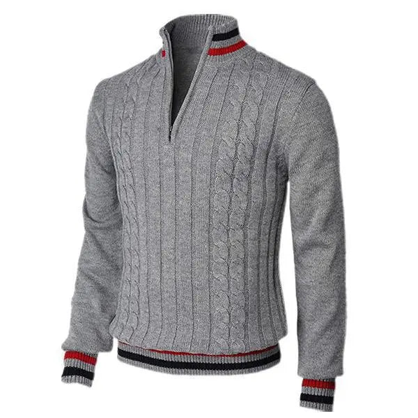 Grayson - Classic Luxe Zip Sweater