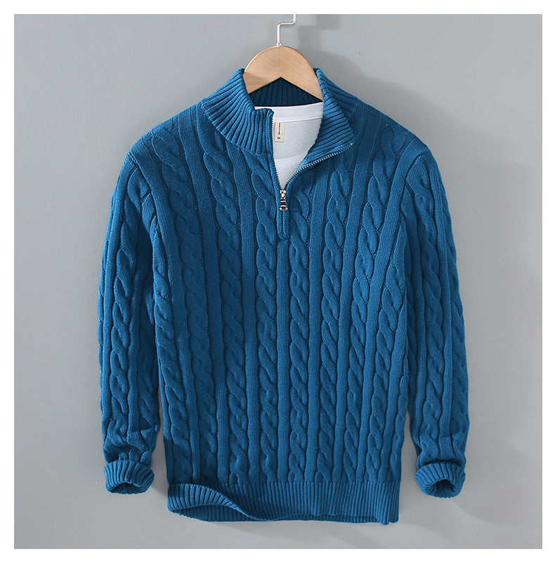 Cody - Classic Cable Half-Zip Sweater