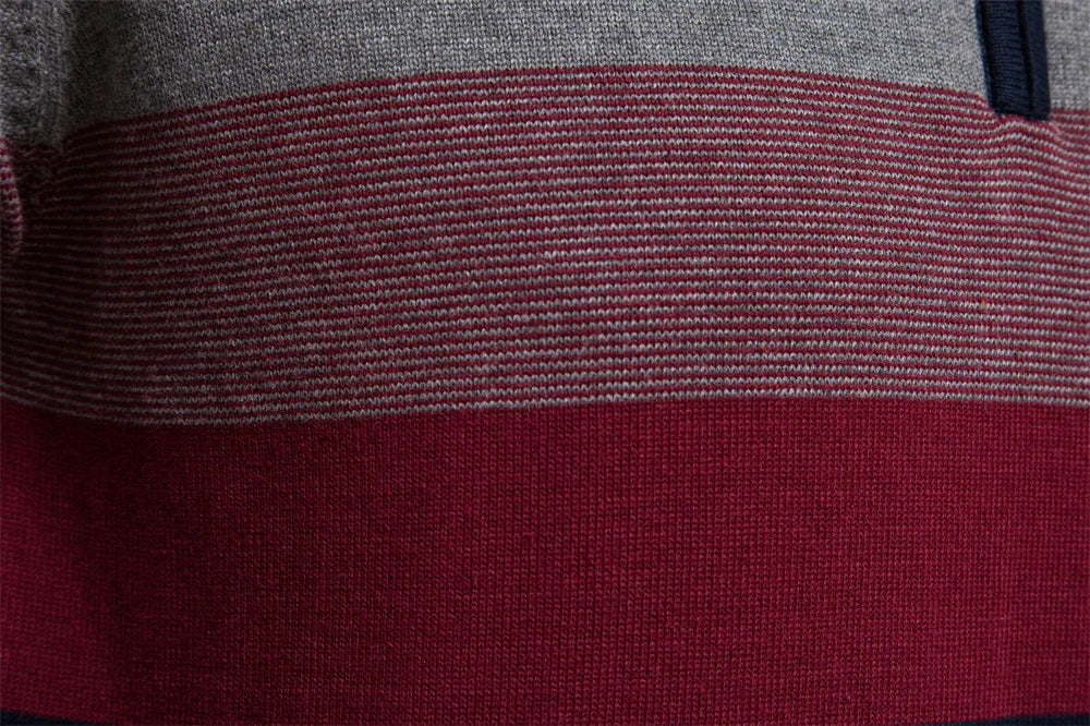 Callen - Stretch Knit Quarter-Zip Sweater