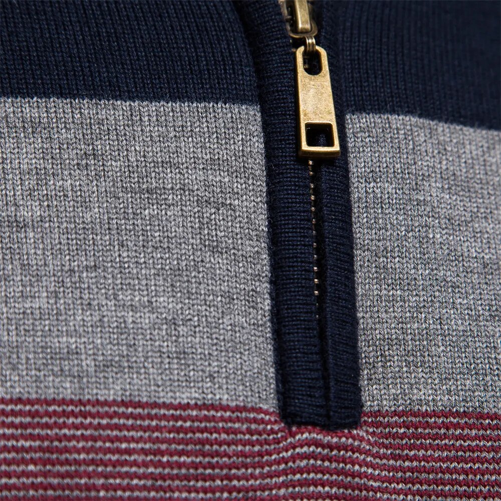 Callen - Stretch Knit Quarter-Zip Sweater