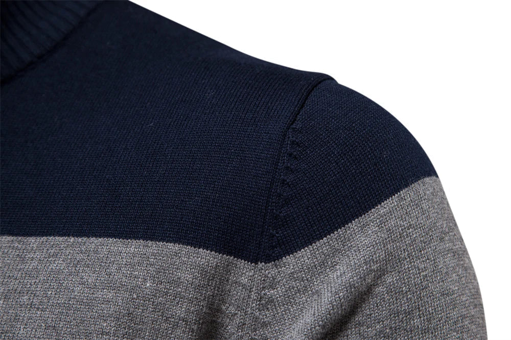 Callen - Stretch Knit Quarter-Zip Sweater