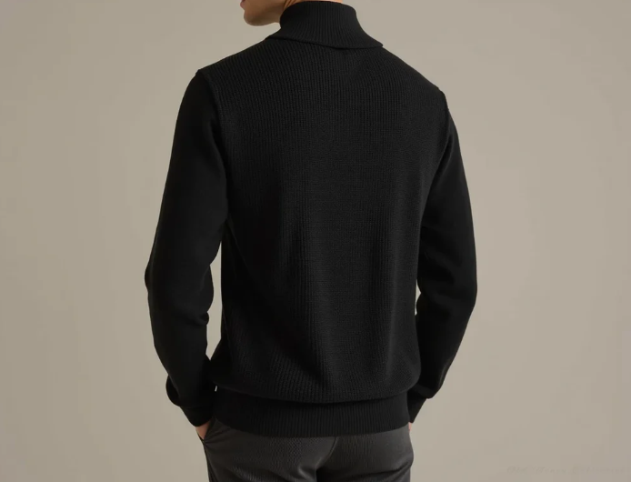 Julian - Knitted Zip-Up Sweater