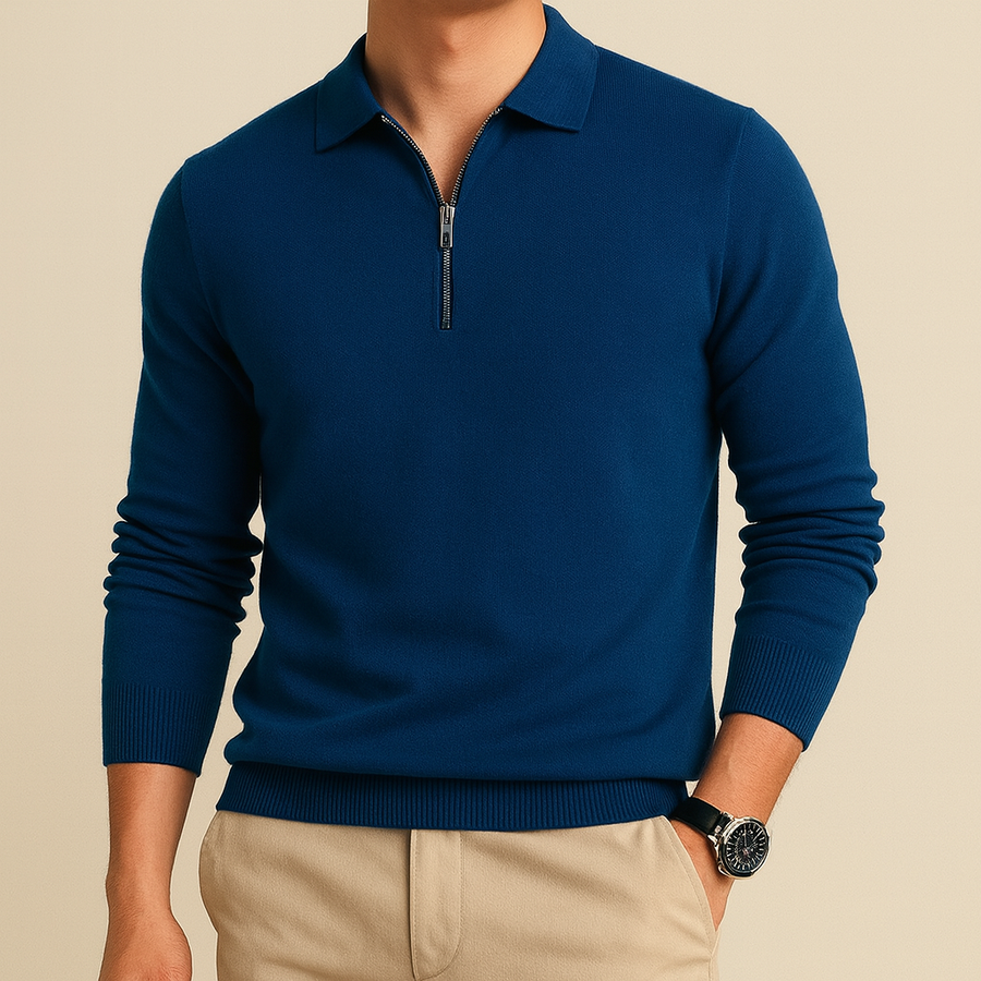 Dominic - Essential Zip Sweater