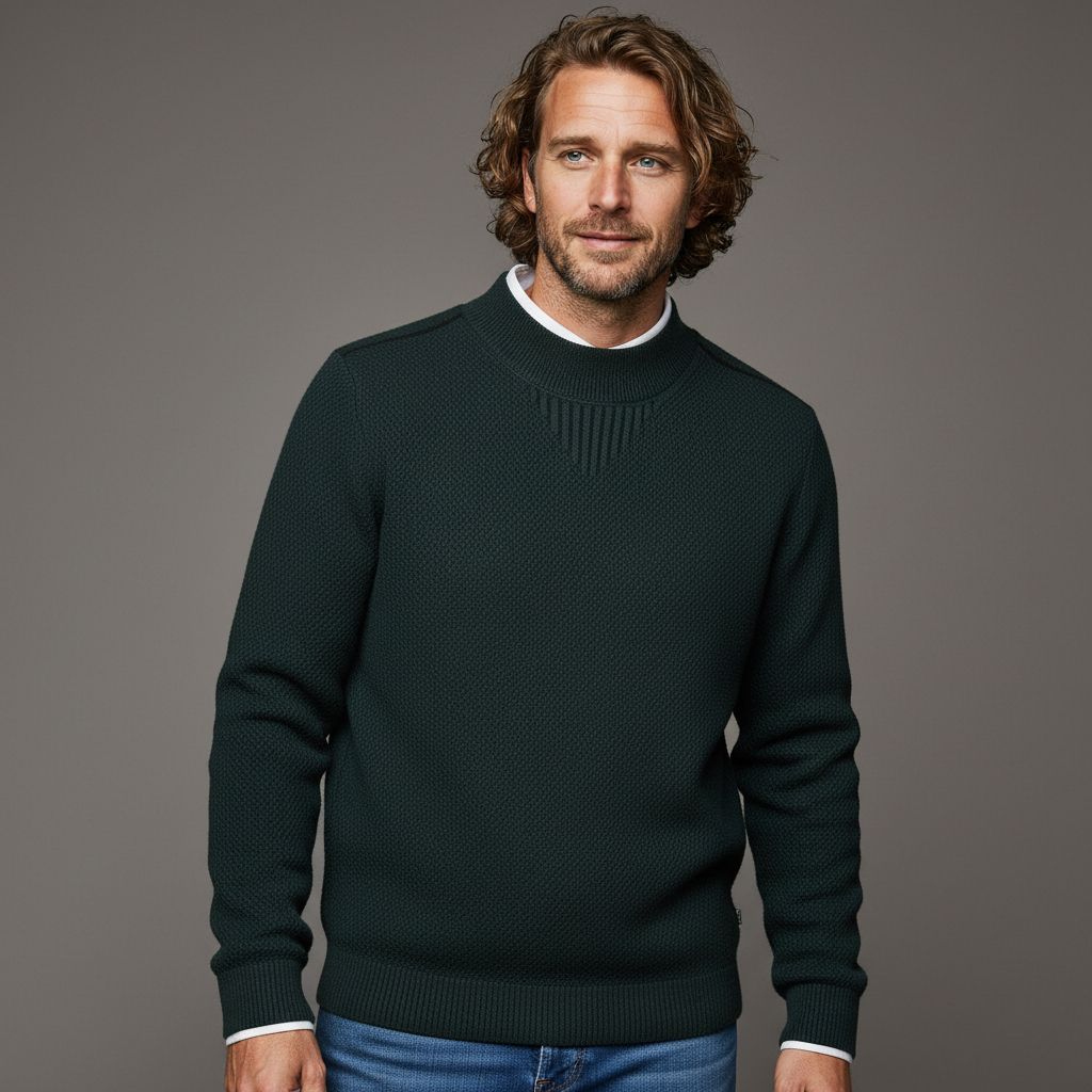 Arthur - Textured Everyday Crewneck Sweater