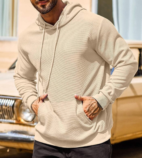 Wesley - Waffle Knit Hoodie