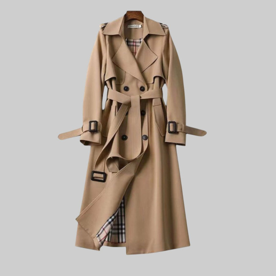Chloe | Women’s Long Belted Trench Coat