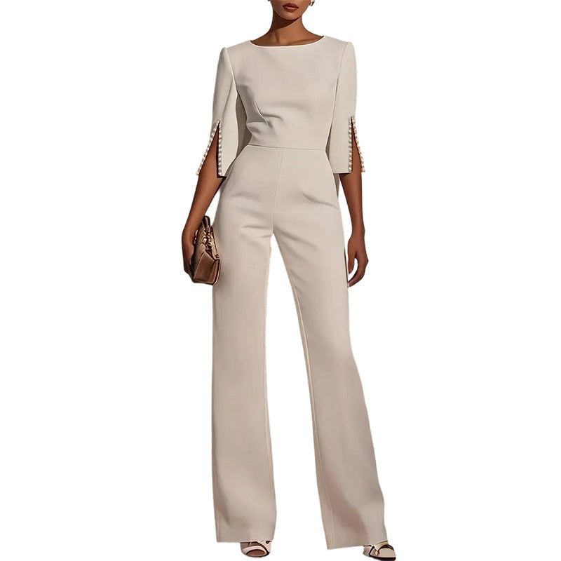 ⌛Limited-Time Offer-Elegant Beaded Slim Jumpsuit