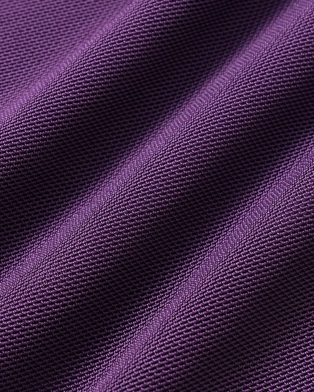 Purple Elastic Waist Straight Skirt