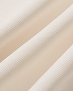 Off White Zipper A-Line Midi Skirt