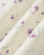Beige Square Neck Floral Tank Top