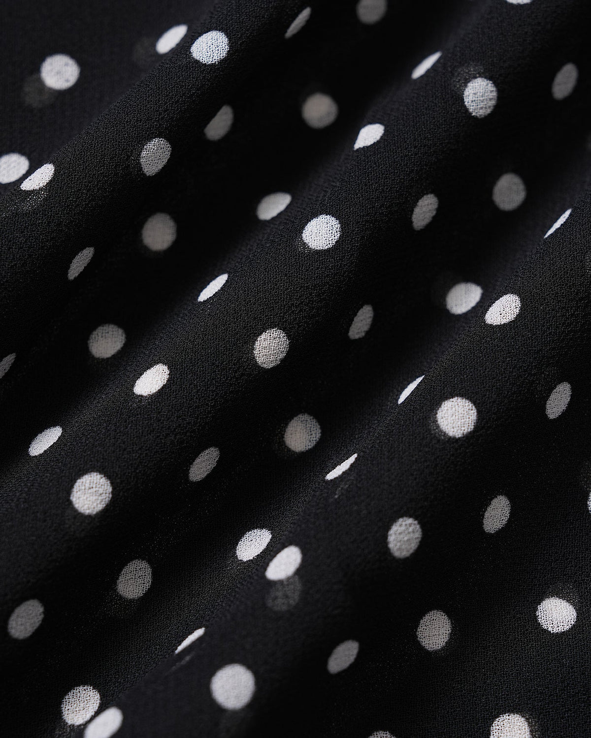Black Boat Neck Polka Dot Tank Top